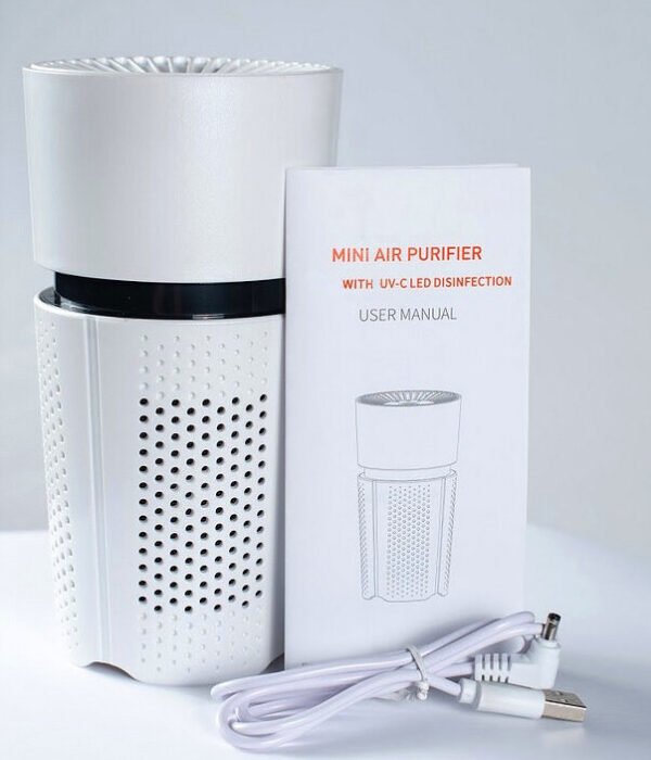 Mini Desktop Air Purifier for Home, Office or Car
