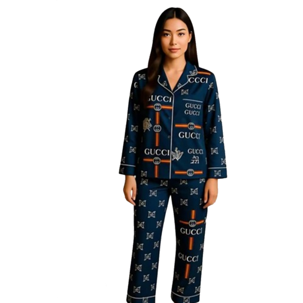 Gucci Women PJ Night Set Blue (China Import)