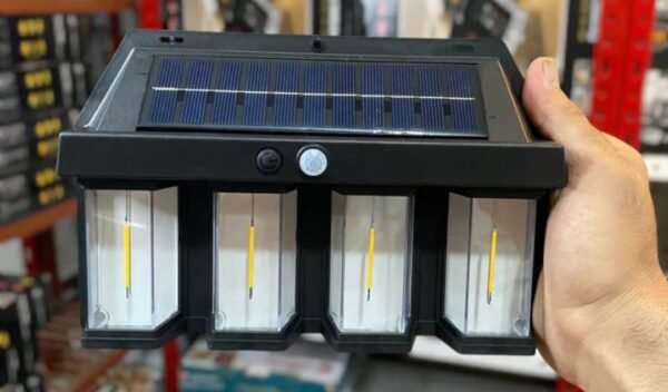 Solar Warm Light with Motion Sensor 2 Bulbs – BK-618-4